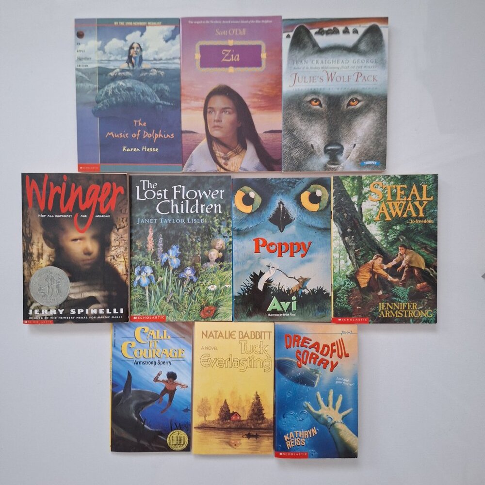 Scholastic Junior/Intermediate  Paperback Novels Lot of 10